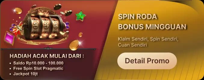 LUCKYSPIN!! RODA BONUS MINGGUAN